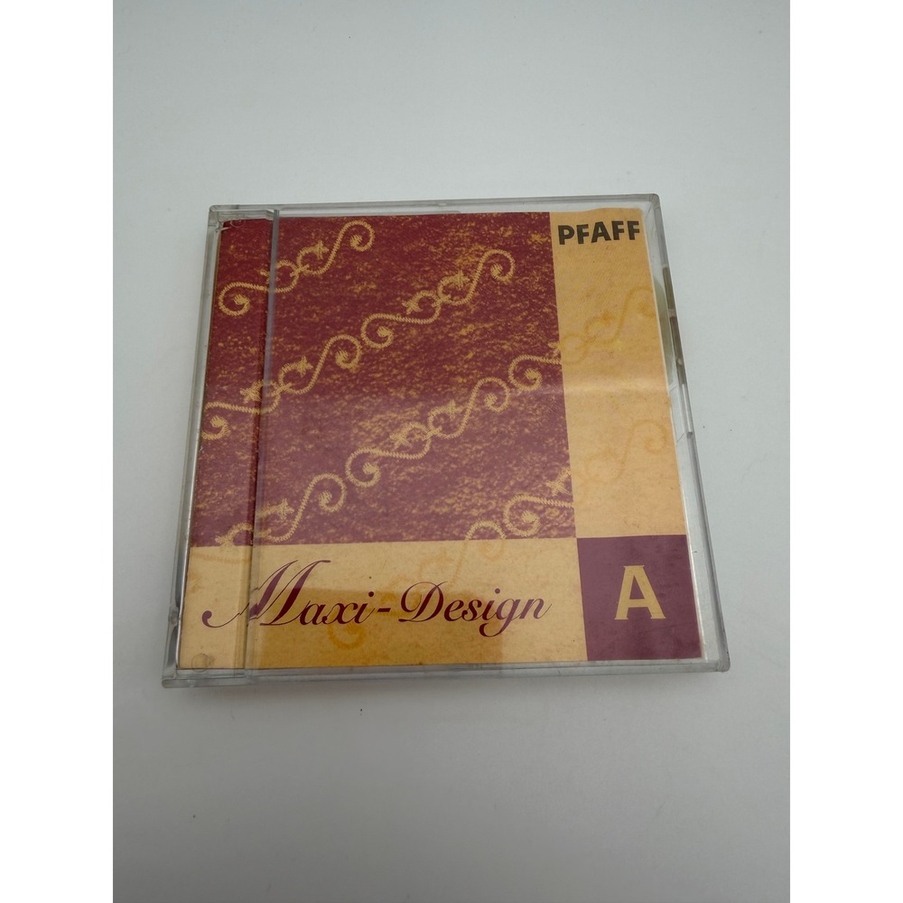 Pfaff Maxi-Design A Embroidery Software Card 92-330 000-00/010 with Case Booklet
